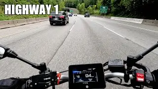 Highway 1 Vancouver - Motorcycle POV [4K]