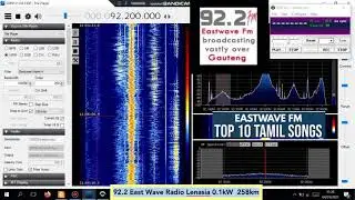 92.2 South Africa Eastwave Radio Lenasia 0 1kW 258km via troposcatter