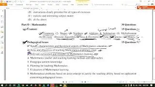 Math syllabus for primary tet 2022