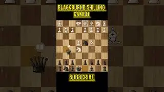 Master the Trap! ⚠️ Blackburne Shilling Gambit in the Italian Game ♟️ #chess #checkmate #chesstricks