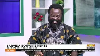 Sarvida Bonwire Kente - Badwam Afisem on Adom TV (11-07-23)
