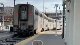 RTD commuter trains and Amtrak California Zephyr as Denver Union Station, Sep 12 2025