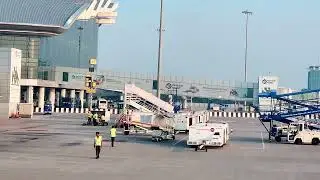 Aircraft PUSHBACK TUG (Towing Truck) at Airport