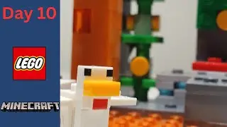 Building a Massive Lego Minecraft World! (Day 10) The Warden Encounter