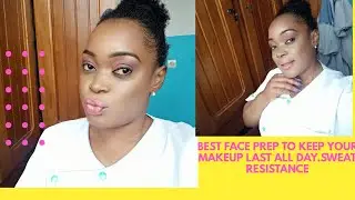 BEST GRWM  FACE PREP TO KEEP YOUR MAKEUP LAST MORE THAN 9 HOURS NO ADJUSTMENTS,SWEAT RESISTANCE