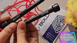 Boldfit Adjustable Skipping Rope Unboxing & Test | Boldfit Jumping Rope Demo | Only ₹89