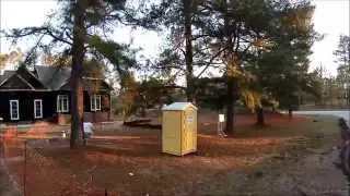 Porta Potty Home Renovation  Construction Site -  Durham, NC. Feb 8, 2015