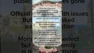 Princess Charlene Vanished, And Monaco Stayed Silent #princesscharlene #monacoroyal