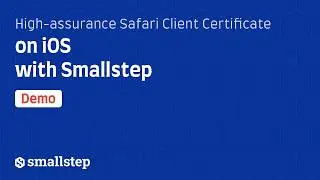 High-assurance Safari Client Certificate on iOS with Smallstep