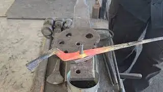 Titanium Ultimate Tongs - Punching, Riveting & Adjusting the Jaws 
