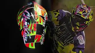 Troy Lee Designs Custom Paint Helmet Jeff Matiasevich replica.