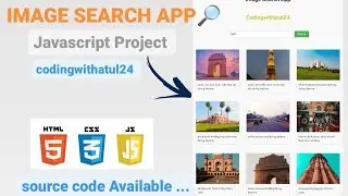Day13 Image Search App🔎| Using Html,Css, Js | 30 day,30 Javascript Projects | 30Projects #javascript