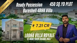 European Style Villa Thane Ready Possession 4BHK Bareshell Villa 450 SqYd Plot For Sale 9819881455