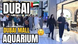 Dubai Mall 🇦🇪| Aquarium Walking Tour | World&rsquo;s Largest Mall Vlog 2026  