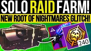 New SOLO RAID FARM! Fast ROOT OF NIGHTMARES Glitch, Easy POWER & Loot Cheese! Destiny 2 Lightfall
