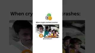 When crypto crashes #crypto #cryptocurrency #meme #cryptomeme #cryptotrading