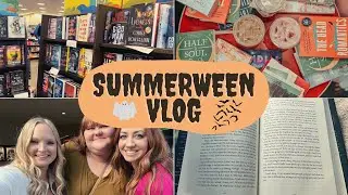Summerween Vlog👻 | new five star reads, bookish friend date✨and a book haul