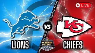 Detroit Lions vs Kansas City Chiefs - Sunday Night Football - Live Stream - Color Radio Broadcast