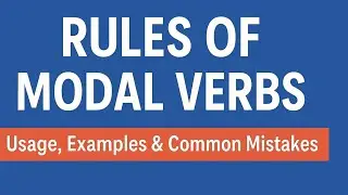 Rules of Modal Verbs | Usage, Examples & Common Mistakes Explained Clearly #english #knowledge #say