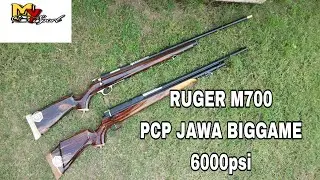 RUGER M700 PCP JAWA BIGGAME⁉️SENAPAN ANGIN PCP BIGGAME 6000psi