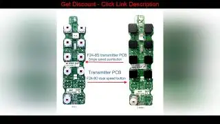 Best Telecontrol F24-8D F24-8S 8 single dual keys wireless remote control transmitter emitter circu