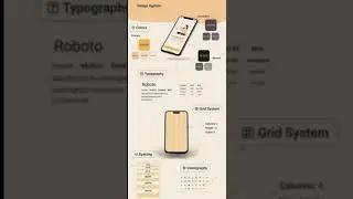 WEB APP DESIGN SYSTEM #appdesign #webdesign #colors #typography #gridsystem #spacing #iconography