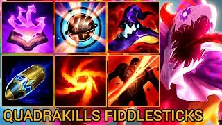 This Is How Enemy Fiddlesticks Play For Quadrakills - China Wild Rift Highlights By Tiarty