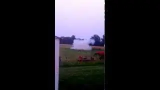 1lb of tannerite vs. hay bale