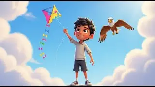 Aarav and Eagle| life lessons| motivational animation #animation  #aivideos