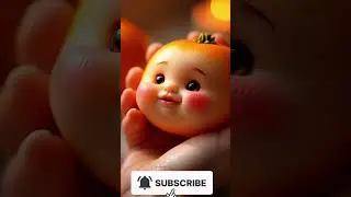 Feeding a Baby Orange 🍊 | Adorable ASMR Chewing & Smacking #asmr