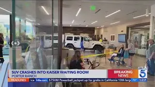 Driver careens into medical center&rsquo;s waiting room in the San Fernando Valley
