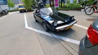 FIAT X1/9 spotted in downtown Warsaw 2024