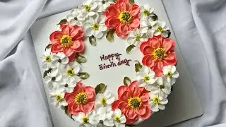 ফ্লরাল কেক ডেকোরেশন। মা-শা-আল্লাহ এটা অনেক বেশি সুন্দর ছিল ❤️