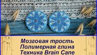 DIY: Техника лепки мозговая трость / Полимерная глина / Мастер класс / Brain cane / Polymer clay