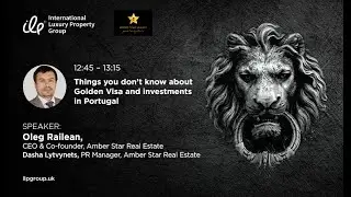 Amber Star on IELP conference about Golden Visa EN