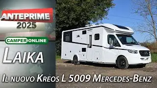 Il nuovo Laika Kreos L 5009 Mercedes-Benz: anteprime e novità camper 2025