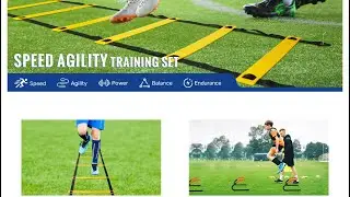 Sapsisel Agility Training Equipment Set, Soccer Training Equipment for Kids Adults
