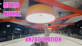 Metro Tunnel Melbourne  Anzac Station Walk