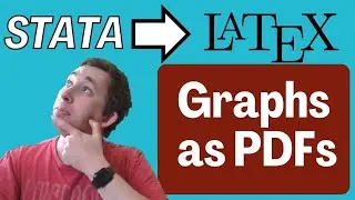 Export Formatted Stata Graphs as PDFs in 3 Minutes