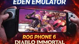 Eden Switch Emulator Gameplay Test on ROG Phone Diablo Immortal Performance | Bayonetta 3