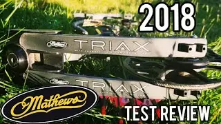 2018 Mathews Triax Bow Hunting Review | Shot up to 60 Yards | Hunters Perspective!!