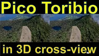 Pico Toribio, Ands, Chili, in 3D video 