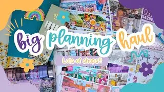 Huge Planner and Journaling Haul ✿ Plannerface, SPC, Archer and Olive and MORE ✿ June-July 2025 ✿ AD