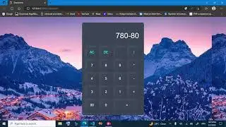 Making Calculator Using HTML CSS  and JavaScript