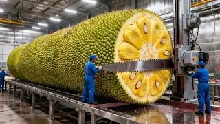 Inside a Modern Jackfruit Processing Factory: From Raw Fruit to Premium Dried Snacks (Full Process)