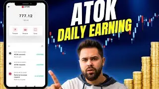 How to Mine ATOK: Earn, Boost Speed, Send & Receive (Beginner Friendly)