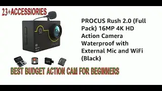 #ProcusRush #Unboxing My First Motovlog Action Cam #@Rs7500 // #23+Accessories// Best for Beginners.