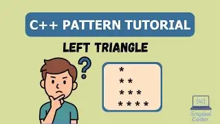 Left Triangle | C++ PATTERN TUTORIAL