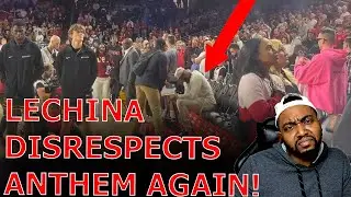 Lebron James DISRESPECTS National Anthem AGAIN By IGNORING IT AND SITTING During USC Game!