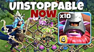New TH18 Meta? Queen Charge Throwers Destroy Legends! (Easy 3 Star)